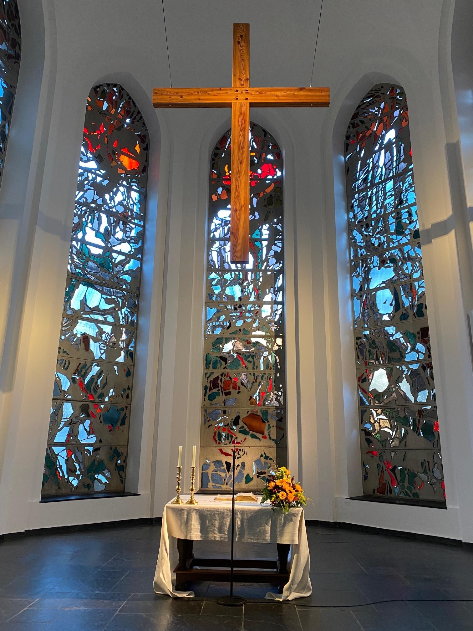 Reformationsgottesdienst: Das Mönchengladbacher Altartuch (c) Pfarre St. Vitus